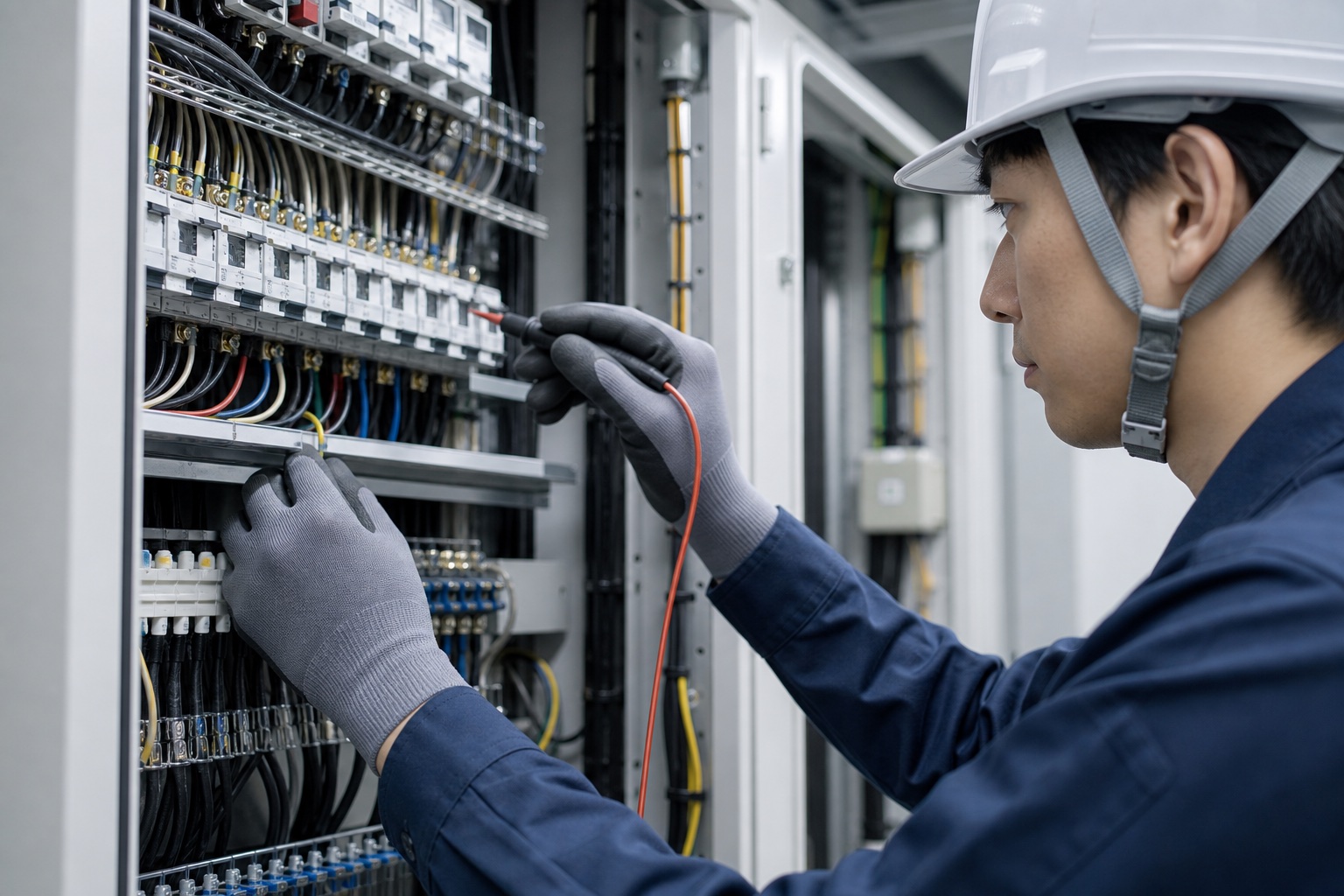 電気工事の施工ディテール